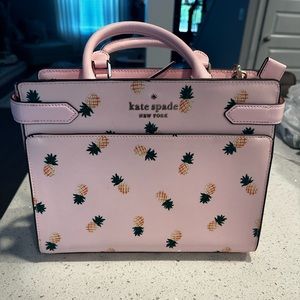 Kate Spade New York Staci Medium Pineapple Satchel Shoulder Bag